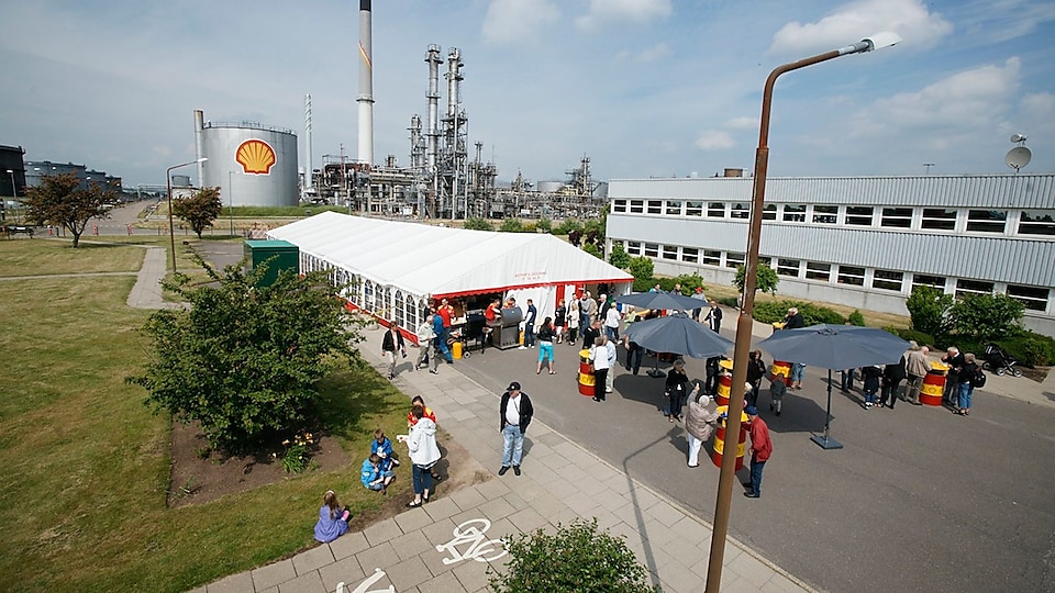 Fredericia refinery openhouse event panoramic view